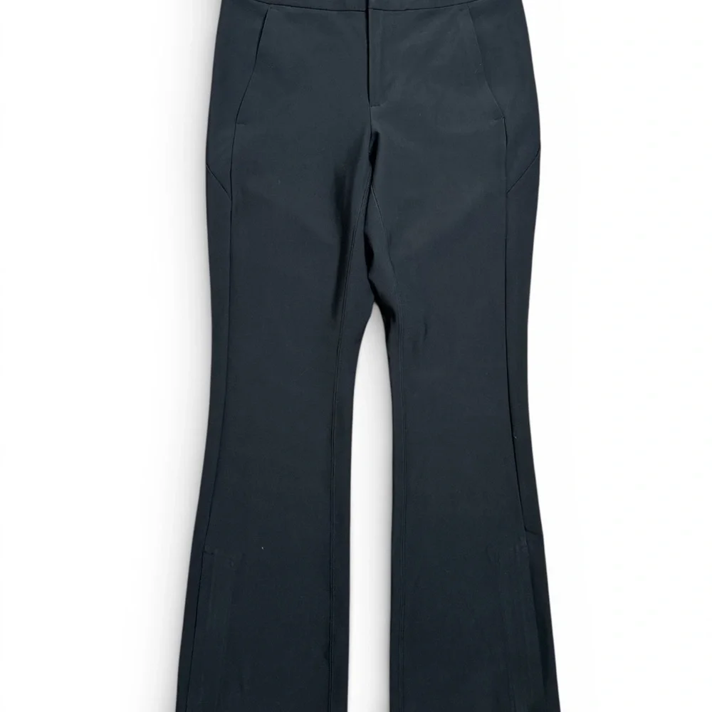 Athleta Stellar Flare Trouser Pant Women's Black Stretch NWOT.  Size 4P - Picture 11 of 12